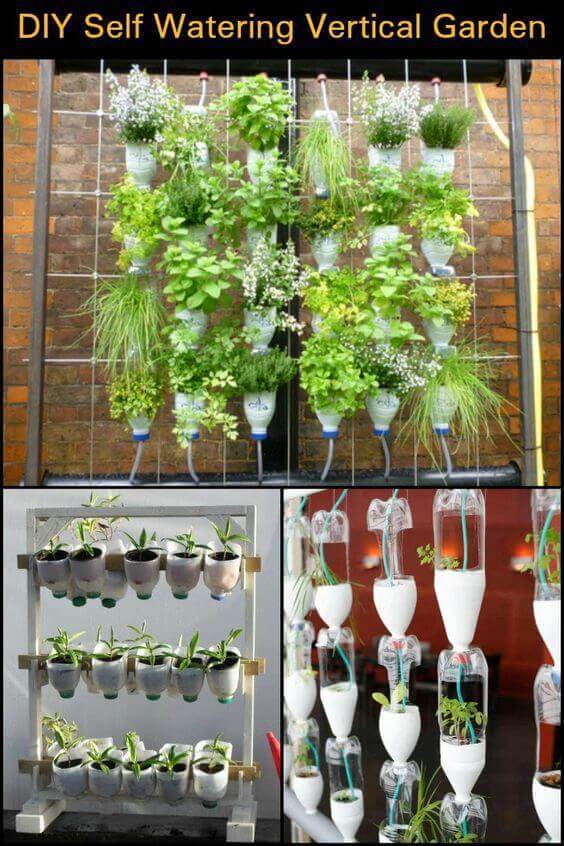 12 Smart Plastic Bottle Garden Concept, How To Make A Vertical Garden With Plastic Bottles