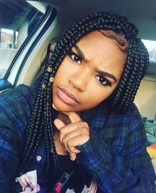 16 Curly And Frizzy Poetic Justice Braids Hairstyles