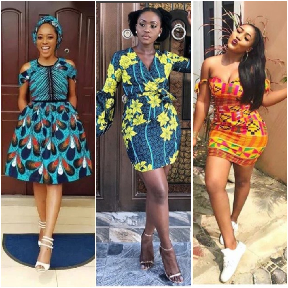 ankara short gown styles for ladies