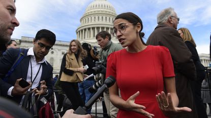 Rep.-elect Alexandria Ocasio-Cortez, 29, is an anti-Trumper who is surprisingly Trump-like, unseating a seasoned political incumbent and drawing critics who love to skewer her, says columnist Clarence Page. (AP)