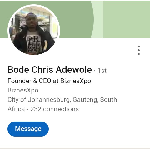 BiznesXpo founder: Bode Chris Adewole