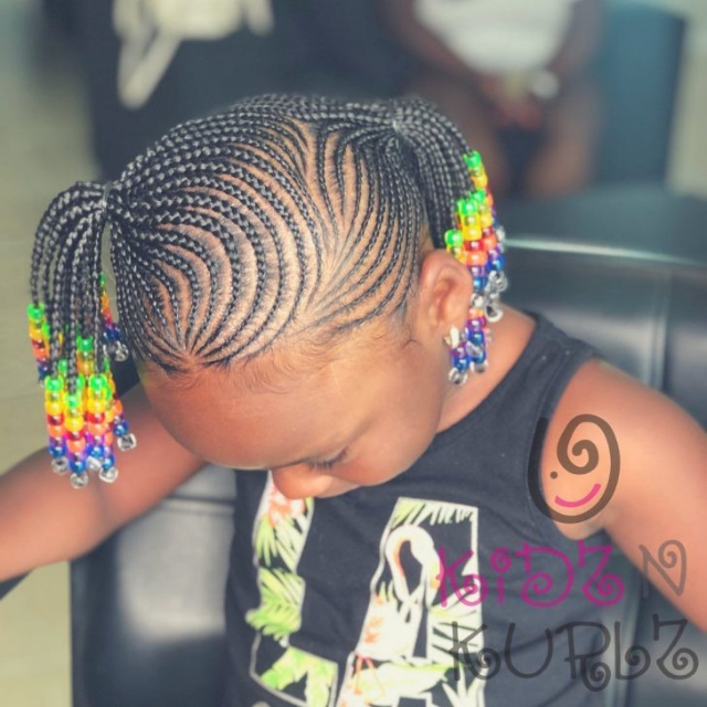 Birthday Hairstyle for little girls