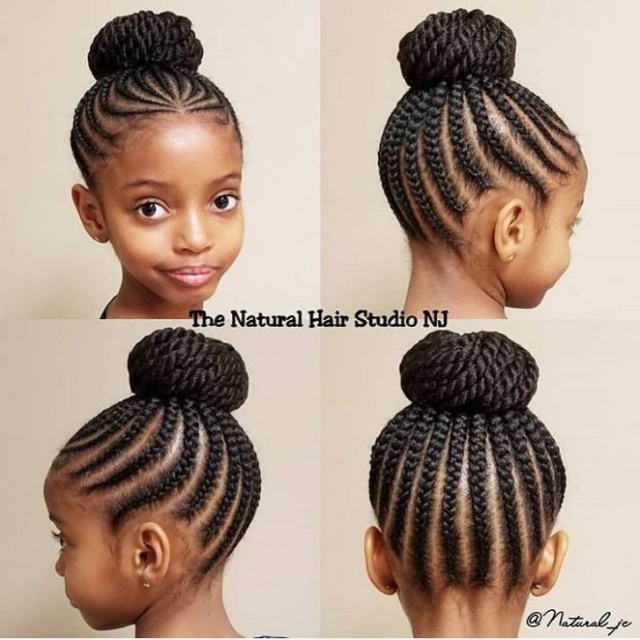 Birthday Hairstyle for black little girls